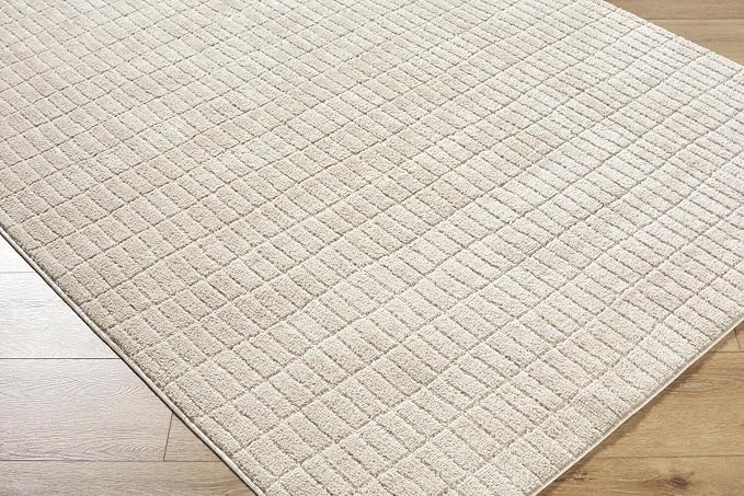 Livabliss x Our PNW Home Cascade Minimalist Striped Area Rug, Light Brown - Image 7