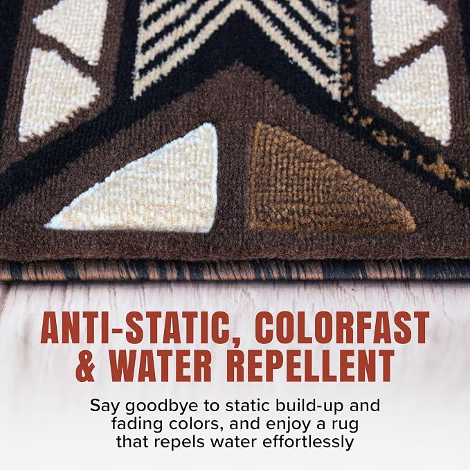YHSF South West Native American Area Rug C318 - Image 3