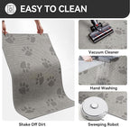 Door Mat Indoor Entrance 24"x35", 0.16" Thin Paw Print Low Pile Doormat - Image 7