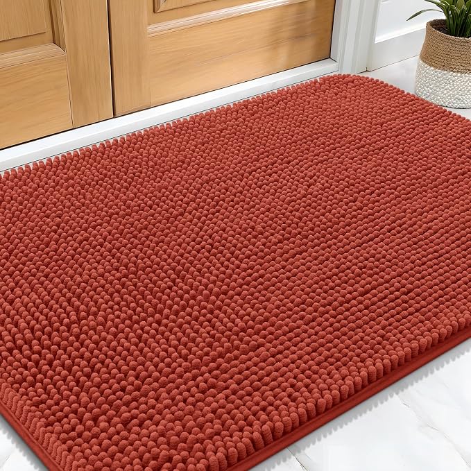 OLANLY Dog Door Mat for Muddy Paws 30x20, Absorbs Moisture and Dirt, Absorbent by OLANLY