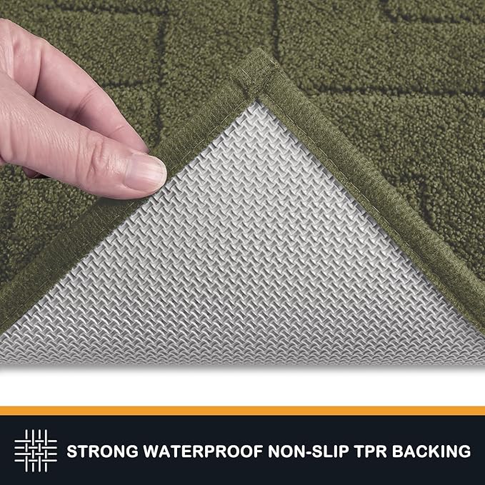 PURRUGS Dirt Trapping Door Mat 24" x 35.5", Non-Slip Machine Washable Entry Rug - Image 4