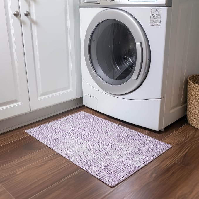 Addison Rugs Chantille ACN591 Purple 1'8" x 2'6" Indoor Outdoor Area Rug - Image 2
