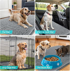 OLANLY Dog Door Mat for Muddy Paws 47x17, Absorbs Moisture and Dirt, Absorbent - Image 7
