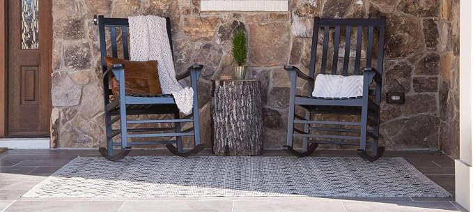Unique Loom Outdoor Trellis Collection Area Rug - Image 3