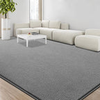 Large Area Rugs for Living Room Bedroom, 4x6 Feet Grey Rug, Minimalist Modern - Image 7