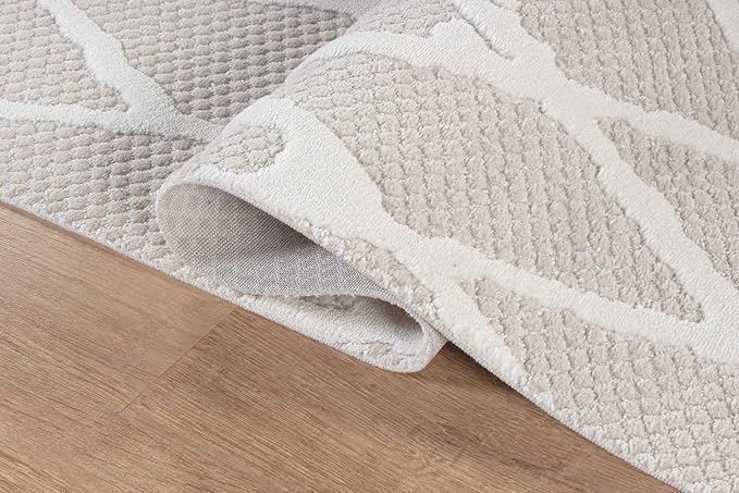 Modern Indoor Rug Diamond 4 Round Area Rugs - Image 3