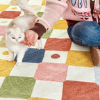 jinchan Macy Kids Rug for Nursery 6ft Radius Corner Washable Area Rug Modern - Image 5
