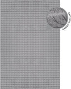 CAMILSON Modern Gray Non Slip Door Mat Rug 2x3 Ultra Soft High Pile Entryway - Image 8