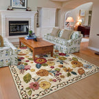 5x8 Machine Washable Area Rug for Living Room, Kids and Pets Friendly for by GERUIMO
