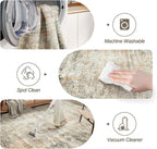 6x9 Abstract Area Rugs for Living Room 6 x 9 Washable Non Slip Low Pile Rugs - Image 5