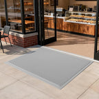 Front Door Mat 31''x47'', Drainage Heavy Duty Dirt Trapping Non-Slip Doormats by QiCaiJia