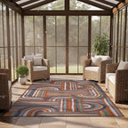 CAMILSON Indoor Outdoor Rug, Easy-Cleaning Non-Shedding Living Room, Garden and - Image 9