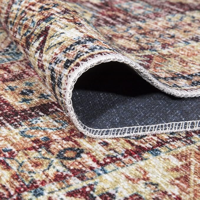 Bloom Rugs Caria Washable Non-Slip 7 ft Runner - Image 4