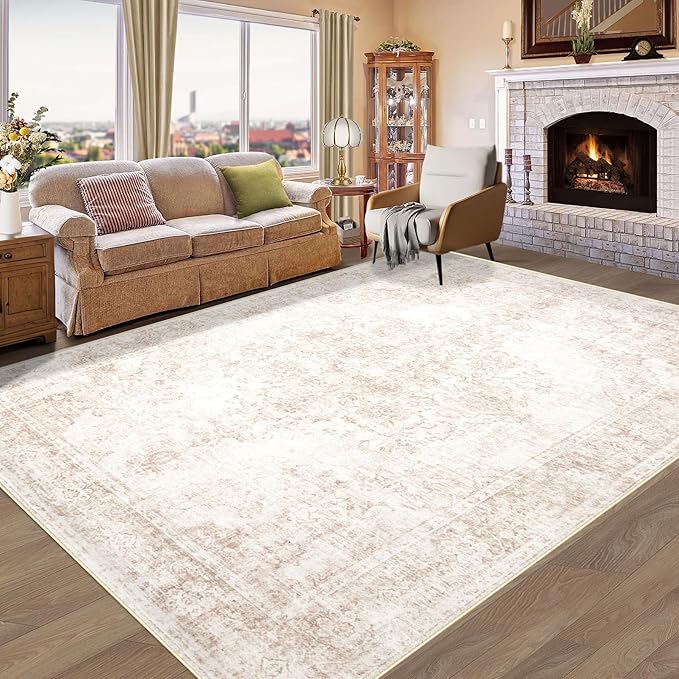 Vintage Living Room Area Rug by AOYAOMI
