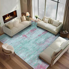 5x7 Abstract Area Rugs for Living Room, Modern Washable Indoor Rug for Bedroom - Image 2
