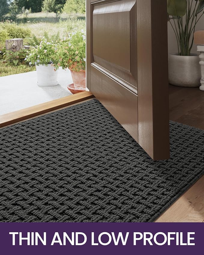 DEXI Front Entryway Door Mat Non Slip 48x72, Large Double Entry Way Mats Inside - Image 6