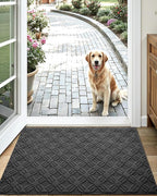 LUMI Indoor Door Mat, Absorbent Non-Slip Thin Doormat, Washable Door Mats - Image 8