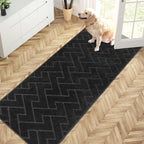 PURRUGS Dirt Trapping Door Mat 32" x 70", Non-Slip Machine Washable Entry Rug by PURRUGS