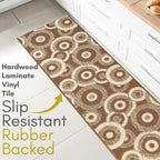 25 ft Extra Long Brown Hallway Runner Rug | Non-Slip & Machine Washable | - Image 3