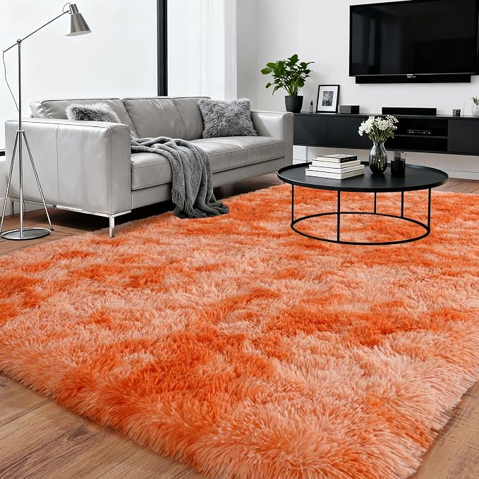 Upgrade Non-Slip Plush Rugs for Living Room, Soft Shaggy Carpets for Living Room - Image 4