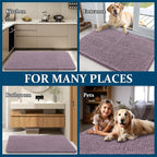 OLANLY Dog Door Mat for Muddy Paws 47x24, Absorbs Moisture and Dirt, Absorbent - Image 8