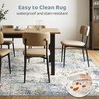 9x12 Area Rug Living Room: Washable Large Abstract Modern Soft Stain Resistant - Image 6