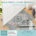 WILLSUN Washable Area Rugs, 3x5 Non-Slip Boho Large Area Rugs - Image 4