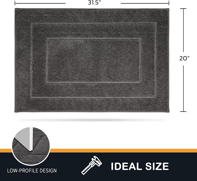 PURRUGS Dirt Trapping Door Mat 20in x 31.5in, Non-Slip/Skid Machine Washable - Image 2