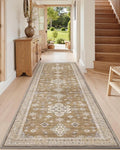 DEXI Hallway Runner Rug 3x10, Distressed Non Slip Runners Carpet, Boho Vintage by DEXI