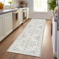 Enkor Runner Rugs for Hallway, 2.6x8 Washable Soft Non Slip Floor Rugs for by EnkorStore