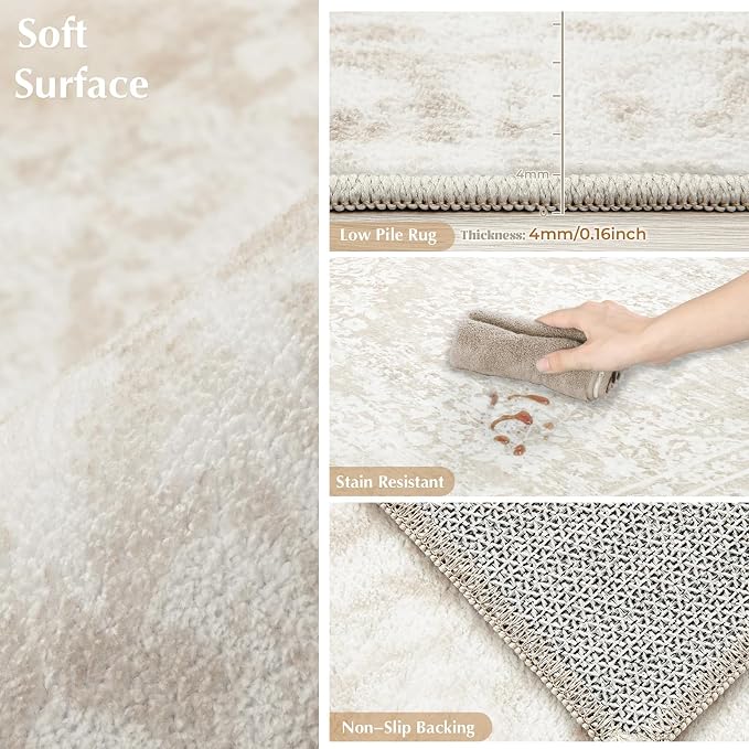 Area Rug 4x6 Entryway Rugs - Image 7