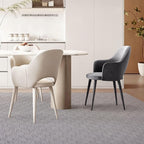 ANSSO 5x7 Wool Rugs for Living Room, 80% Merino Wool and 20% Cotton Soft Tufted - Image 3