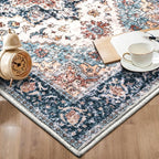 SERISSA Area Rug 3x5 Boho Rugs for Bedroom, Washable Kitchen Rugs Non-Slip - Image 7