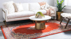 Unique Loom Reza Collection Traditional Persian Style Area Rug, 9 ft 10 in x 13 - Image 4