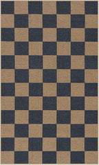 Lahome Checkered Easy Jute Indoor Outdoor Carpet, 3x5 Washable Rugs - Image 8