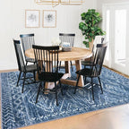 KILOCOCO Living Room Rug 5x7 Area Rug Printed Boho Washable Bedroom Rugs Non - Image 2
