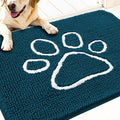 OLANLY Dog Door Mat for Muddy Paws 30x20, Paw Print Design, Absorbs Moisture by OLANLY