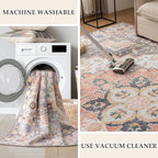 VK VK·LIVING Machine Washable Rug 5'x7' Vintage Design Washable Area Rugs - Image 5
