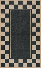 Moynesa Easy Jute Rug Checkered Outdoor Patio Rug 3x5, Washable Rugs - Image 8