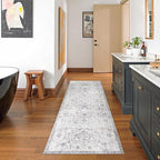 jinchan Kalen Runner Rug 2x7 Washable Hallway Rug Vintage Indoor Thin Retro - Image 4