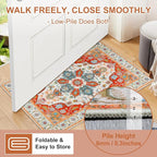 WILLSUN Washable Area Rugs, 3x5 Non-Slip Boho Large Area Rugs - Image 4