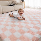 5x7 Area Rugs for Living Room Bedroom, Soft Fluffy Shaggy Bedside Rug, Indoor - Image 2