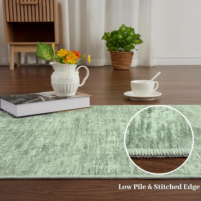 RUGSREAL Bedroom Area Rug 4x6 Modern Abstract Area Rug Stain Resistant Small - Image 6