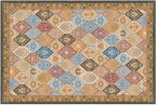 Phantoscope Washable Area Rug 6'x9' Non-Slip, Vintage Boho Rugs - Image 3