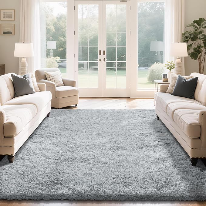 Fluffy Rug Shaggy Area Rug, Super Soft Shaggy Rugs - Image 2