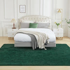 Andency 6x9 Area Rugs Emerald Green, Large Shag Fluffy Soft Shaggy Rugs - Image 3