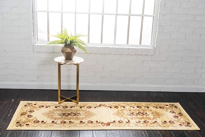 Unique Loom Versailles Collection Traditional Classic Floral Motif Area Rug - Image 4