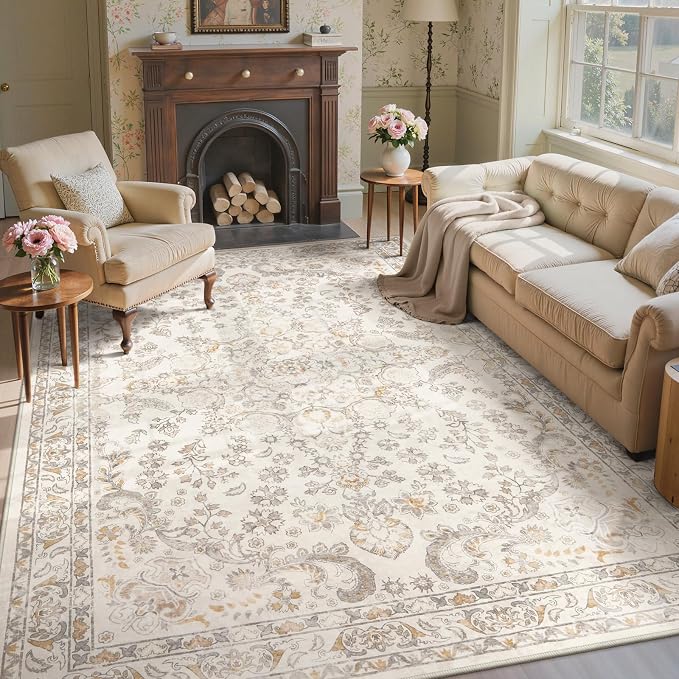 Wonnitar Washable Living Room Rugs, 8x10 Area Rugs - Image 8