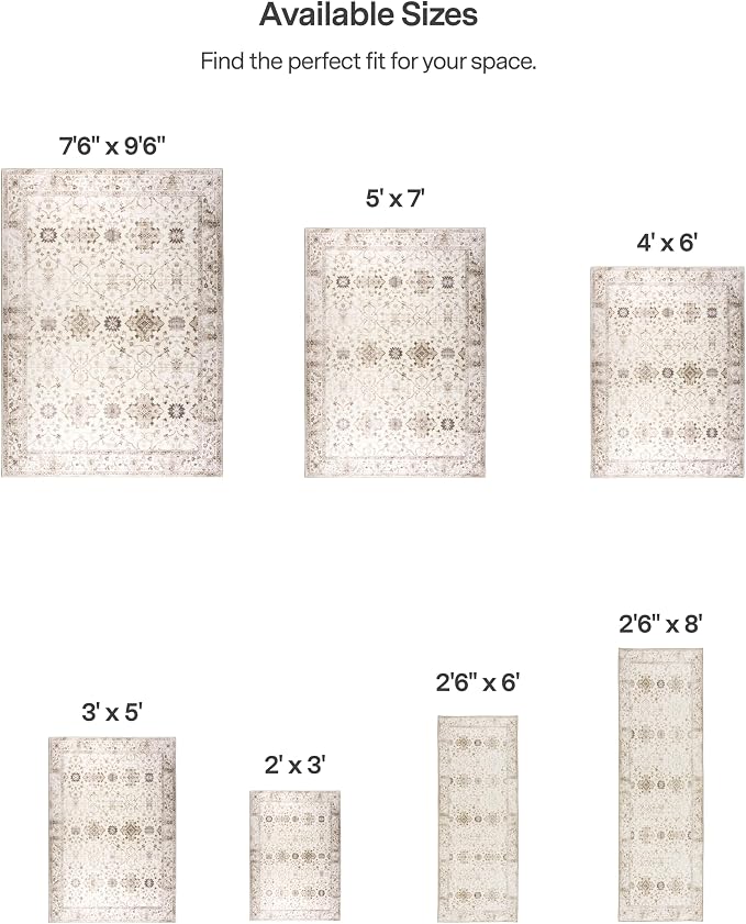 ReaLife Rugs Machine Washable Area Rug Runner - Image 9