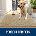 OLANLY Dog Door Mat for Muddy Paws 47x32, Absorbs Moisture and Dirt, Absorbent - Image 6